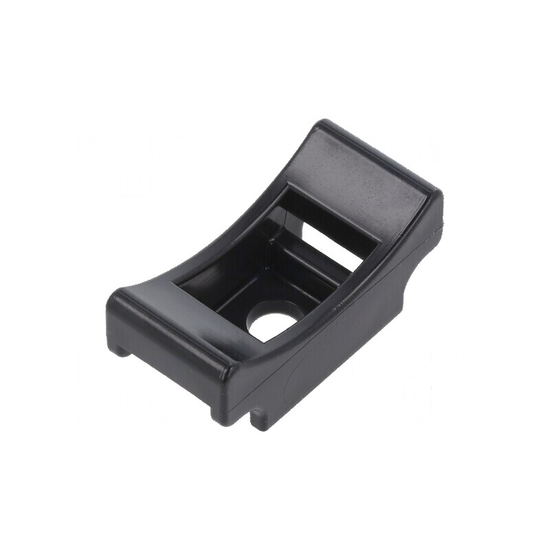 Element de fixare poliamidă UL94V-2 neagră pentru brăţară cu lățime de 13mm | Electronic-mag.ro | Componente Electronice