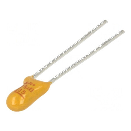 Condensator Tantal 1uF 35VDC THT ±20% -55÷125°C Serie TAP | Electronic-mag.ro | Componente Electronice