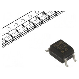 Optocuplor SMD cu 1 Canal, Ieșire pe Tranzistori, Izolație de 3,75kV, Tensiune Colector-Emitor de 80V | Electronic-mag.ro | Comp