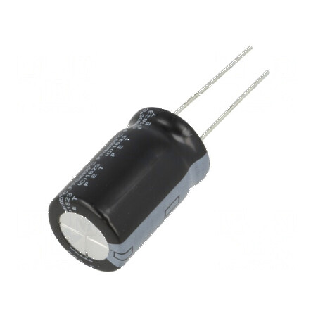 Condensator electrolitic THT 680uF 63VDC Ø16x35,5mm ±20% - Componentă electronică de înaltă calitate | Electronic-mag.ro | Compo