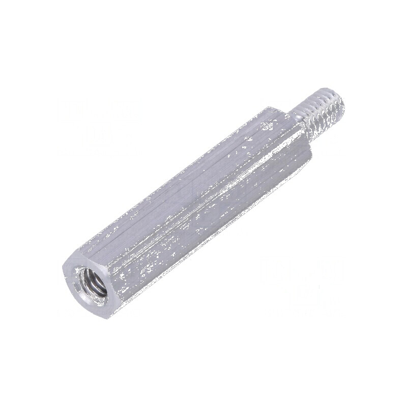 Piuliță Distanțieră Filetată 30mm cu Filet Interior M4 și Filet Exterior M4 | Electronic-mag.ro | Componente Electronice