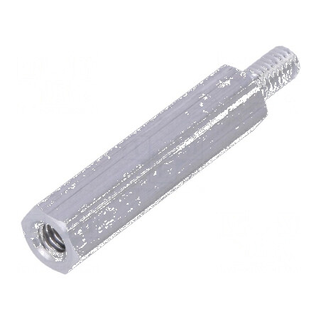 Piuliță Distanțieră Filetată 30mm cu Filet Interior M4 și Filet Exterior M4 | Electronic-mag.ro | Componente Electronice