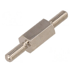 Piuliță Distanțieră Filetată 10mm, Filet Exterior M3, Hexagonală | Electronic-mag.ro | Componente Electronice