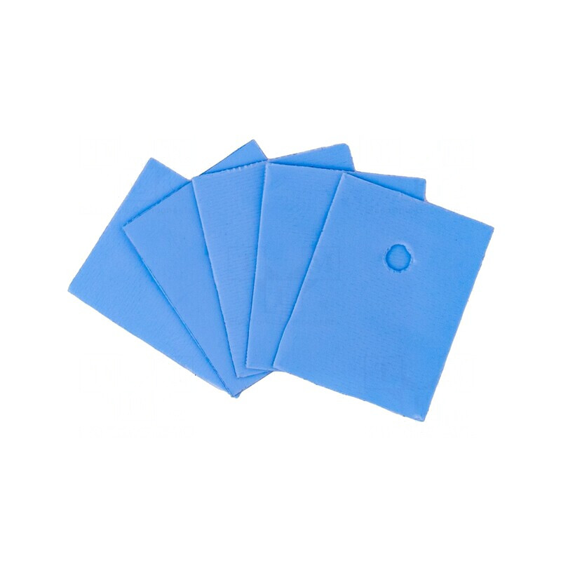Bandă termoconductoare 18mm x 23mm, grosime 0,3mm, 1,5W/mK, set 5 bucăți | Electronic-mag.ro | Componente Electronice