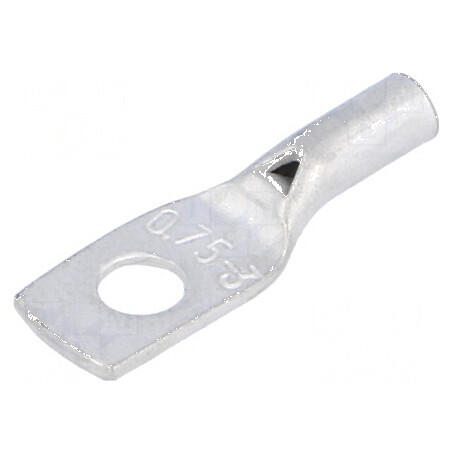Vârf Inelar Tubular M3 0,75mm² Crimpat pe Cablu Cositorit - Conector Electric de Înaltă Calitate | Electronic-mag.ro | Component