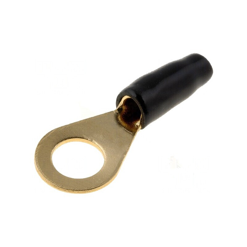 Terminal inelar M8 6mm² aurit cu izolație neagră - Conector electric profesional | Electronic-mag.ro | Componente Electronice Terminal inelar M8 6mm² aurit cu izolație neagră - Conector electric profesional | Electronic-mag.ro | Componente Electronice