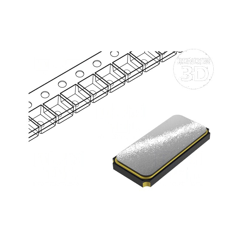 Rezonator de cuarț SMD 12MHz ±30ppm 18pF 3,2x2,5x0,8mm | Electronic-mag.ro | Componente Electronice Rezonator de cuarț SMD 12MHz ±30ppm 18pF 3,2x2,5x0,8mm | Electronic-mag.ro | Componente Electronice