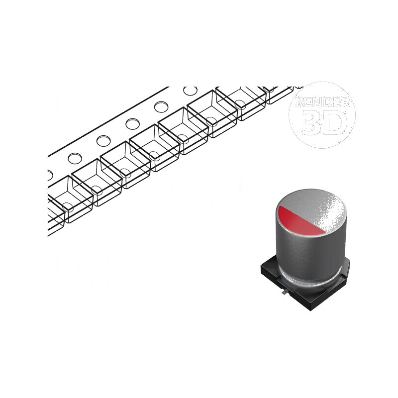 Condensator polimeric low ESR 180uF 16VDC SMD ESR 16mΩ ±20% | Electronic-mag.ro | Componente Electronice