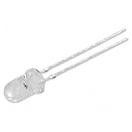 Fototranzistor 5mm cu lungime de undă maximă 830nm, 70V, unghi de 20° și lentilă transparentă | Electronic-mag.ro | Componente E