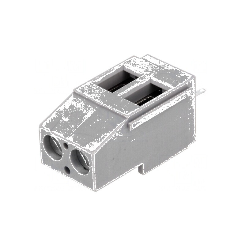 Regletă de conexiuni pentru PCB în unghi de 90° cu piste de 5mm și capacitate de 2-2,5mm² | Electronic-mag.ro | Componente Elect