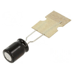 Condensator electrolitic THT 100uF 50VDC Ø8x11,5mm ±20% - componentă electronică de calitate | Electronic-mag.ro | Componente El