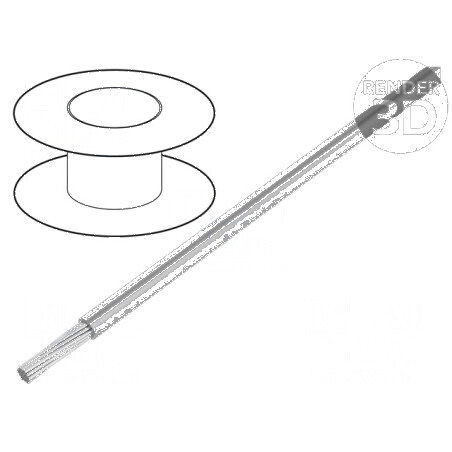 Cablu de înaltă temperatură ÖLFLEX® HEAT 180 SiF 1x0,25mm2 cu conductor din cupru și izolație din silicon gri | Electronic-mag.r