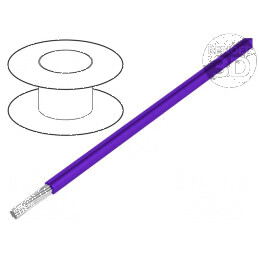 Cablu ÖLFLEX® HEAT 180 SiF 1x0,25mm2 cu izolație din silicon violet pentru aplicații de înaltă temperatură | Electronic-mag.ro |