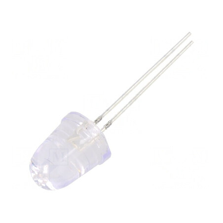LED UV 8° 20mA 114mW 360-370nm 3/3,4/3,8VDC THT - Lumină ultravioletă eficientă pentru aplicații industriale | Electronic-mag.ro