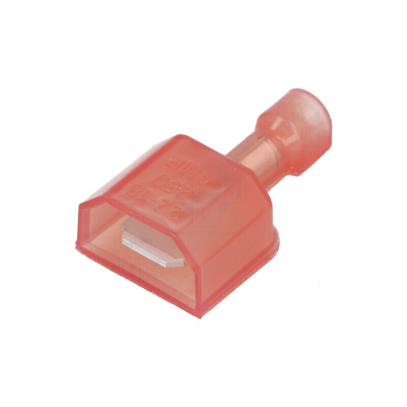 Terminal plat 6,3mm tată 0,3-0,9mm2 pentru cablu crimpat 0,8mm | Electronic-mag.ro | Componente Electronice