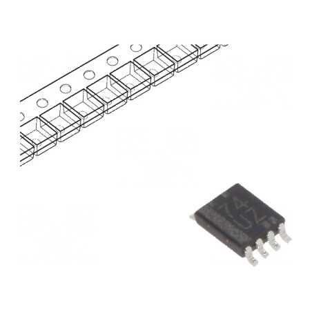 Flip-flop digital D CMOS SMD VSSOP8 1 canal bobină, bandă AUC | Electronic-mag.ro | Componente Electronice