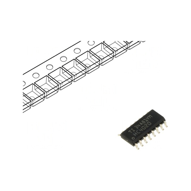 Contor Binar Digital 14bit Asincron SMD SOIC16 2÷6VDC | Electronic-mag.ro | Componente Electronice