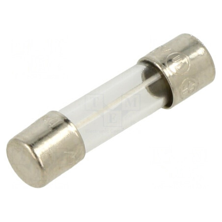 Siguranţă ardere rapidă 3,5A 125VAC 5x20mm alamă pentru protecţie electrică | Electronic-mag.ro | Componente Electronice