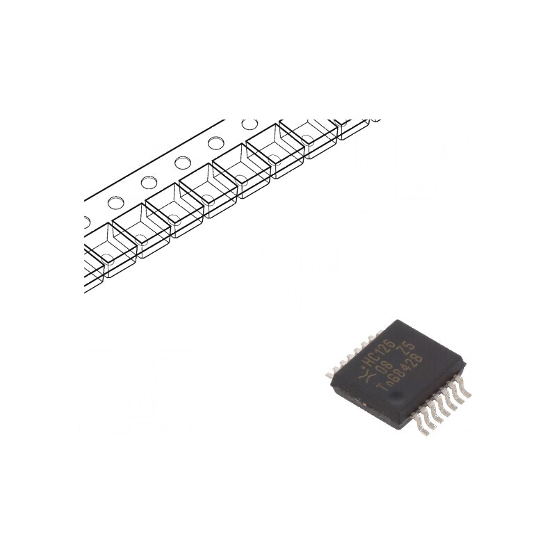 Buffer digital non-inversor IC CMOS 4 canale | Electronic-mag.ro | Componente Electronice
