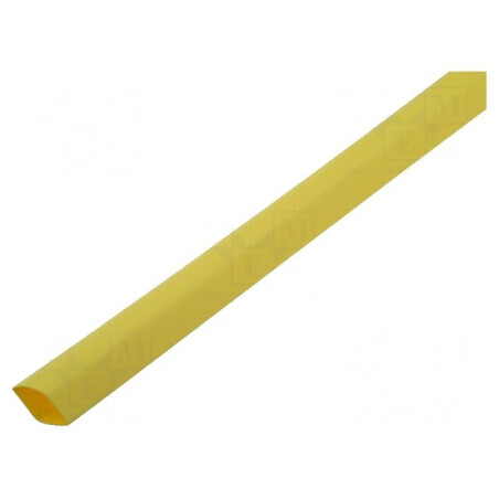 Manșon termocontractabil galben 2:1 9,5mm 1m fără adeziv | Electronic-mag.ro | Componente Electronice