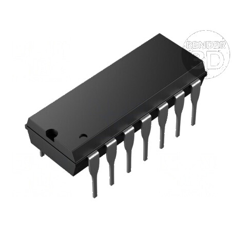 Flip-flop digital D cu 2 canale THT DIP14 tub CD4000 | Electronic-mag.ro | Componente Electronice