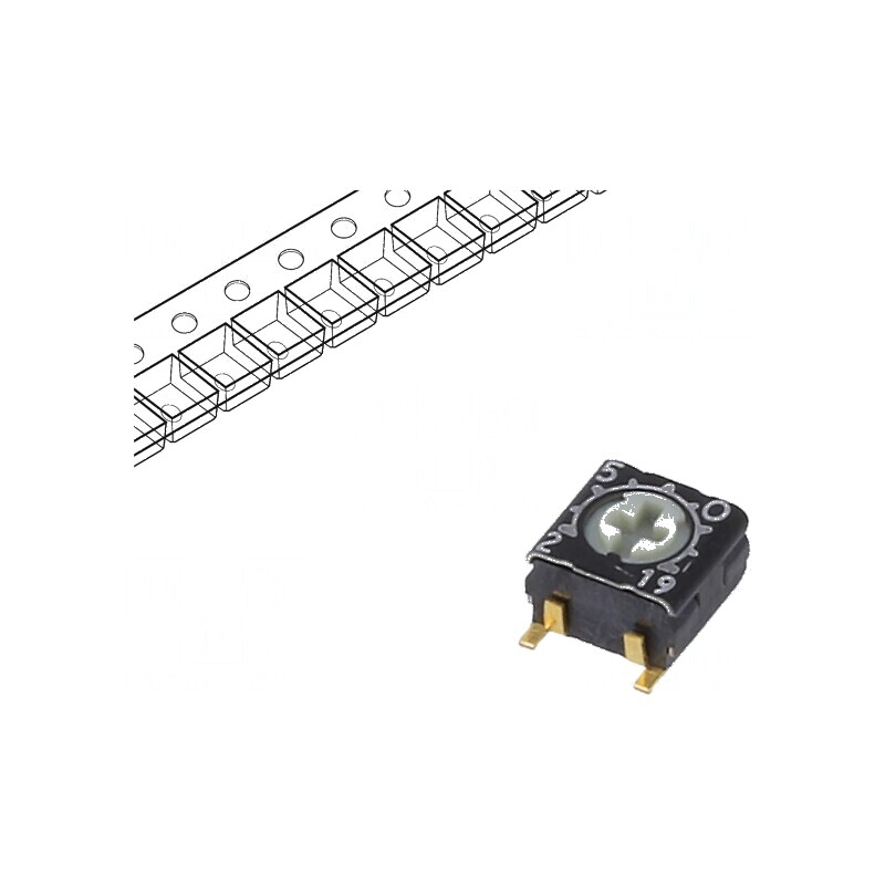 Potenţiometru SMD de montare singură 5kΩ 125mW ±20% | Electronic-mag.ro | Componente Electronice