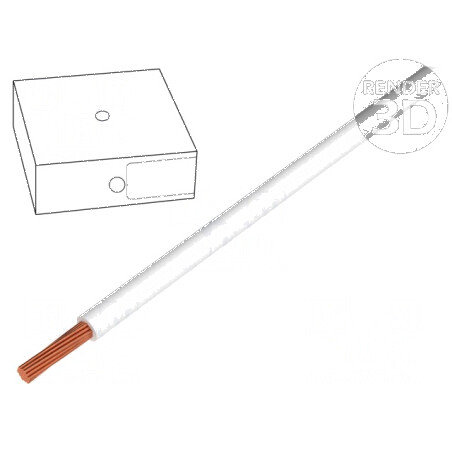 Cablu H07V-K litat cu 1,5mm2 PVC alb, 450V/750V, Clasa 5 - cablu electric de calitate | Electronic-mag.ro | Componente Electroni