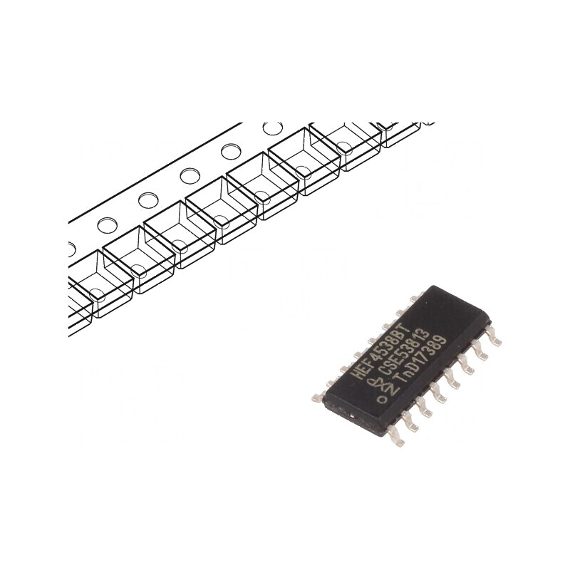 Multivibrator digital CMOS SMD SO16 HEF4000B - IC 2 canale | Electronic-mag.ro | Componente Electronice