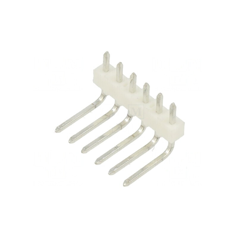 Conector cablu-placă KK 254 PIN 6 THT 90° soclu pentru montaj în unghi | Electronic-mag.ro | Componente Electronice