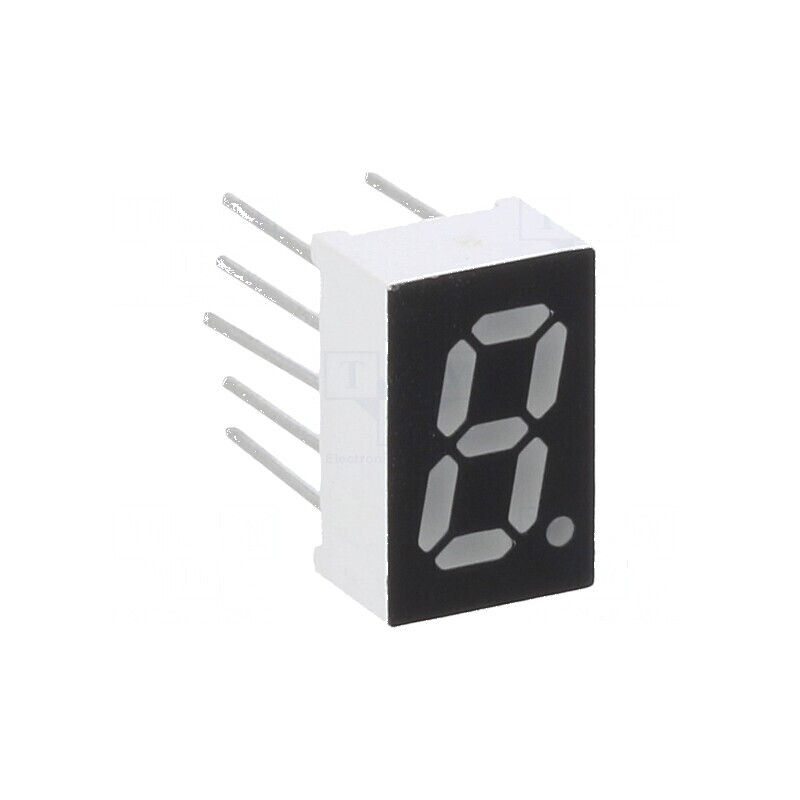 Afişaj LED 7 segmente 8mm 0,32 galben-verde pentru numere - 1 buc. | Electronic-mag.ro | Componente Electronice Afişaj LED 7 segmente 8mm 0,32 galben-verde pentru numere - 1 buc. | Electronic-mag.ro | Componente Electronice