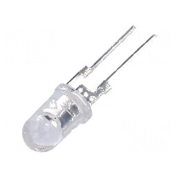 LED 5mm roșie 22000-25000mcd 40° convex - lumina intensă pentru proiecte electronice | Electronic-mag.ro | Componente Electronic