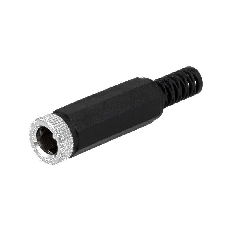 Conector alimentare DC mufa tată 5,5/2,1mm pentru dispozitive electrice - Ø 5mm | Electronic-mag.ro | Componente Electronice