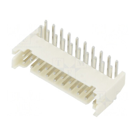 Conector cablu-placă soclu tată PIN 20 Pas 2mm THT 100V 2A pentru conexiuni electrice | Electronic-mag.ro | Componente Electroni
