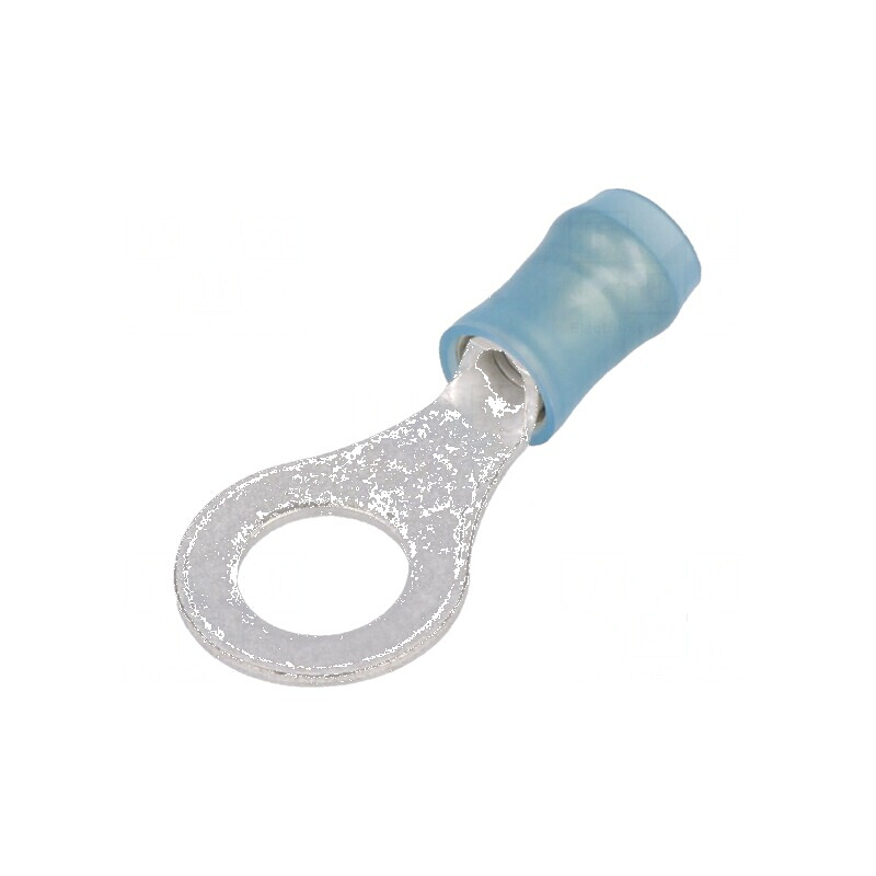 Vârf inelar M6 Ø 6,73mm 1,25÷2mm² pentru cablu izolat, crimpat | Electronic-mag.ro | Componente Electronice