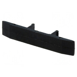 Protecţie neagră din poliamidă, lățime 6,4mm, rezistentă între -25 şi 120°C, standard UL94V-0 | Electronic-mag.ro | Componente E
