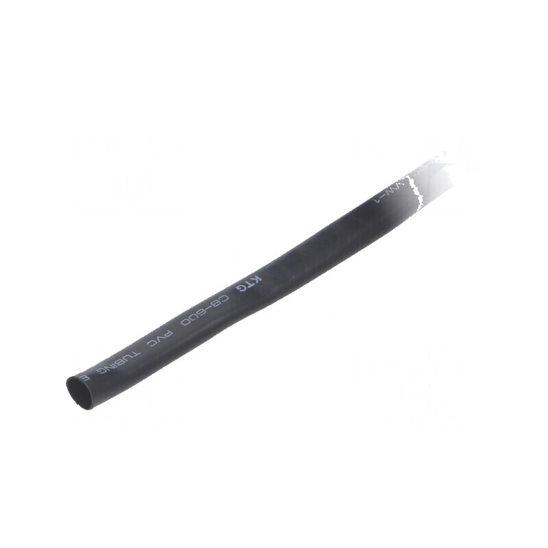 Manşon electroizolant PVC negru 6,68mm pentru cabluri | Electronic-mag.ro | Componente Electronice