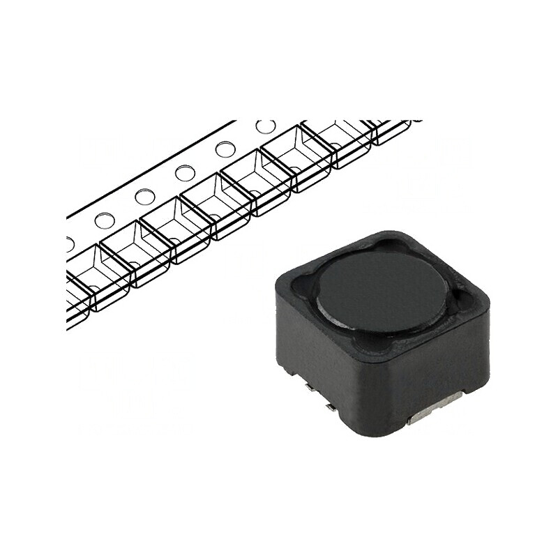 Inductor SMD 22uH 5A 39mΩ ±20% 12x12x10mm -40÷85°C | Electronic-mag.ro | Componente Electronice Inductor SMD 22uH 5A 39mΩ ±20% 12x12x10mm -40÷85°C | Electronic-mag.ro | Componente Electronice
