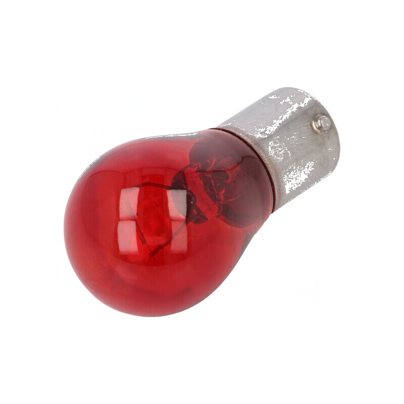 Lampă auto BA15S roșie 12V 21W VISIONPRO P21W - Bec de iluminat auto | Electronic-mag.ro | Componente Electronice