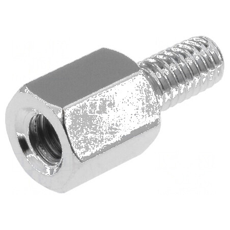 Piuliță distanțieră filetată 8mm M4 intern și extern | Electronic-mag.ro | Componente Electronice