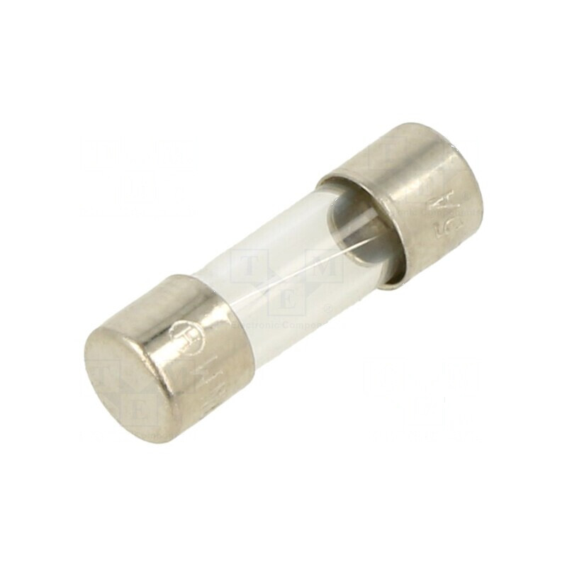 Siguranţă ardere rapidă 2,5A 250VAC sticlă 5x15mm - protecţie electrică de calitate | Electronic-mag.ro | Componente Electronice