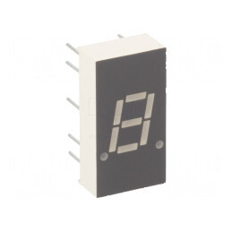 Afișaj LED 7 segmente 7,8mm 0,3 Nr. car: 1 roșie 25÷50mcd pentru proiecte electronice | Electronic-mag.ro | Componente Electroni