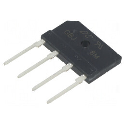 Punte redresoare monofazată Urmax 1kV 8A 200A - componentă electronică pentru rectificare | Electronic-mag.ro | Componente Elect