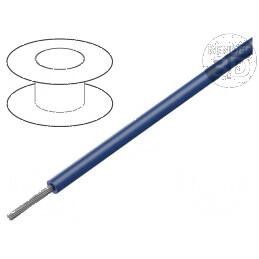 Cablu HELUTHERM® 145 1x0,25mm² litat Cu albastru închis - cablu electric pentru instalații electrice | Electronic-mag.ro | Compo