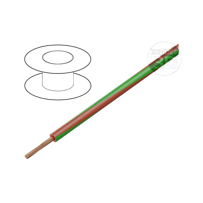 Cablu H05V-K LgY litat Cu 0,35mm² PVC roșu-verde 300V 500V - cablu electric de conectare | Electronic-mag.ro | Componente Electr Cablu H05V-K LgY litat Cu 0,35mm² PVC roșu-verde 300V 500V - cablu electric de conectare | Electronic-mag.ro | Componente Electr