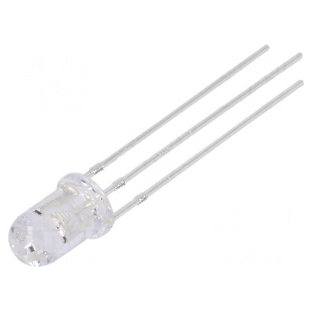 LED 5mm roșie/galbenă 30° convexă, Nr. term: 3 | Electronic-mag.ro | Componente Electronice