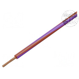Cablu H05V-K LgY litat Cu 0,35mm2 PVC roșu-violet 300V 500V - Cablu electric de conectare | Electronic-mag.ro | Componente Elect