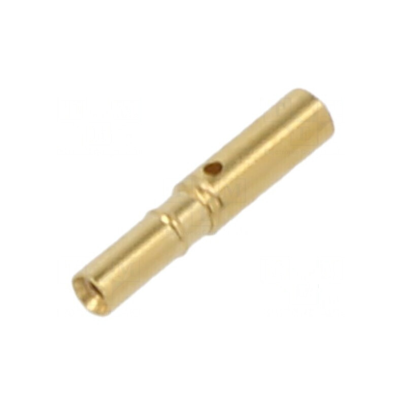 Pin mamă alamă aurit 28AWG-24AWG crimpat pe cablu pentru conexiuni electrice | Electronic-mag.ro | Componente Electronice