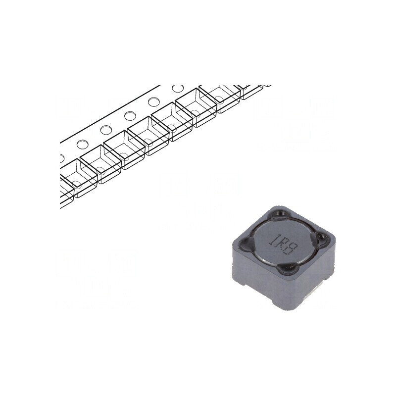 Inductor SMD 1,8uH 8,5A 11mΩ ±20% 12x12x8mm, temperatură de funcționare -40÷125°C | Electronic-mag.ro | Componente Electronice