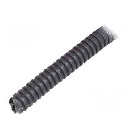 Tub de protecție PVC gri închis 16mm L: 25m 750N | Electronic-mag.ro | Componente Electronice