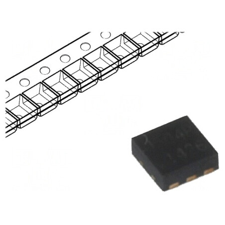Diodă TVS rețea unidirecțională 6V 6A 150W SLP1616P6 Ch: 4 | Electronic-mag.ro | Componente Electronice